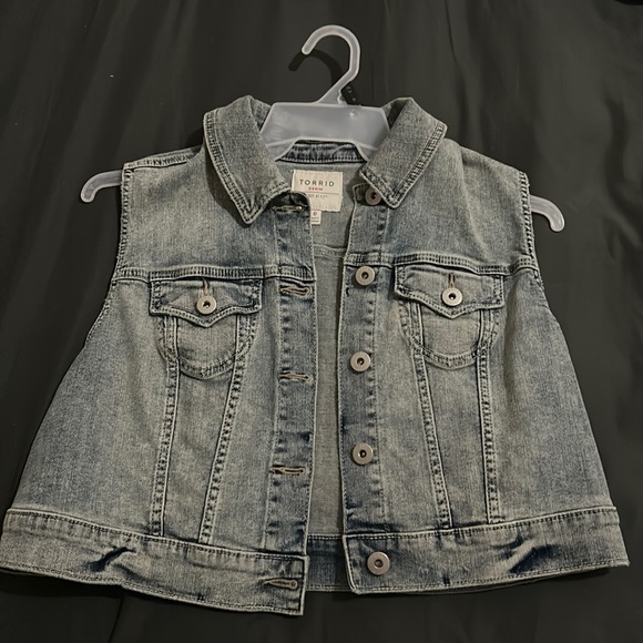 Vintage Stretch Denim Vest - Picture 1 of 1